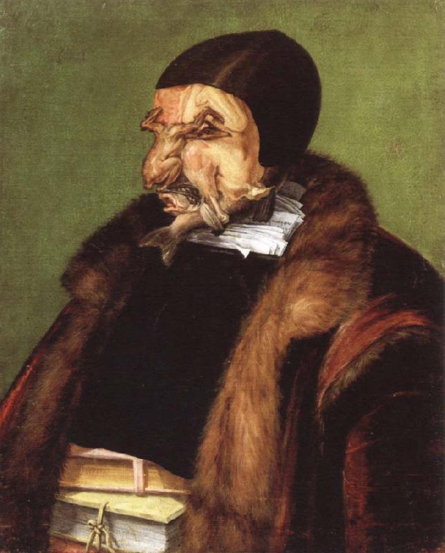 Giuseppe Arcimboldo the jurist oil painting image